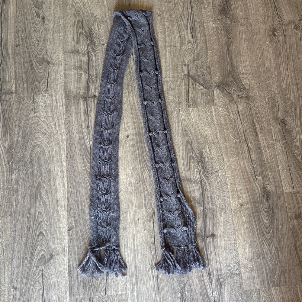 Old Navy Charcoal Knit Scarf